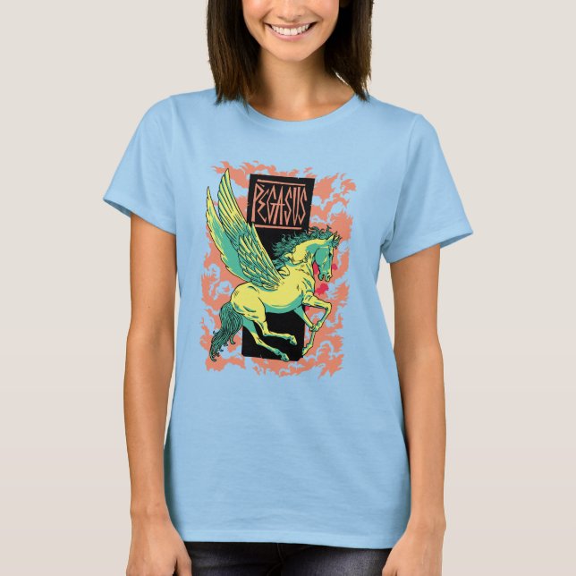 Camiseta Mitología griega - Pegasus el Stallion alado (Anverso)