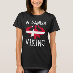 Camiseta Mitología nórdica de la bandera de Dinamarca Un Vi
