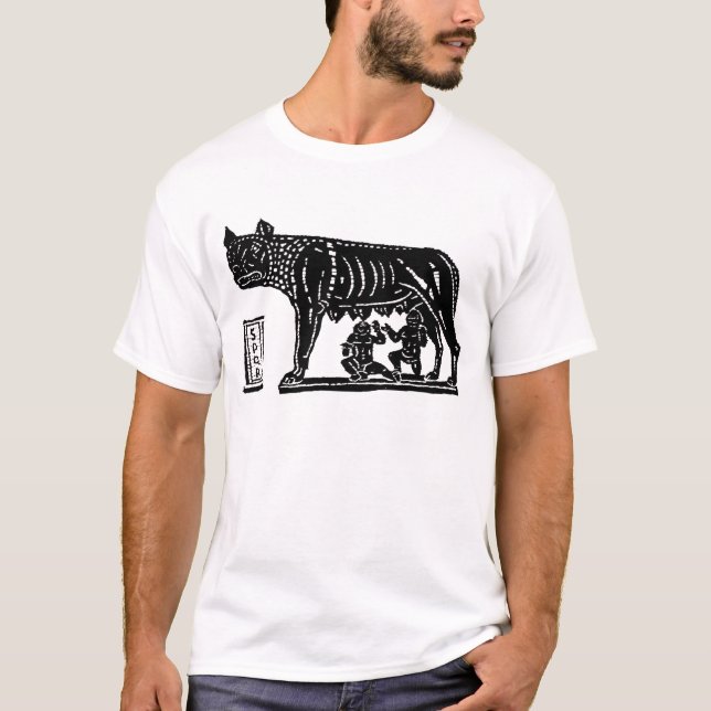 Camiseta Mitología romana de Romulus y de Remus (Anverso)