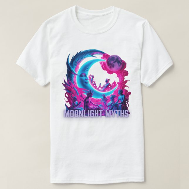 Camiseta Mitos con luz de la luna - Nevera lunar (Diseño del anverso)