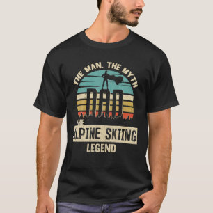 Camiseta Mitos de Man Patend Dad Alpine Skiing