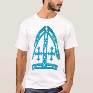 Camiseta Mitre en azul y verde