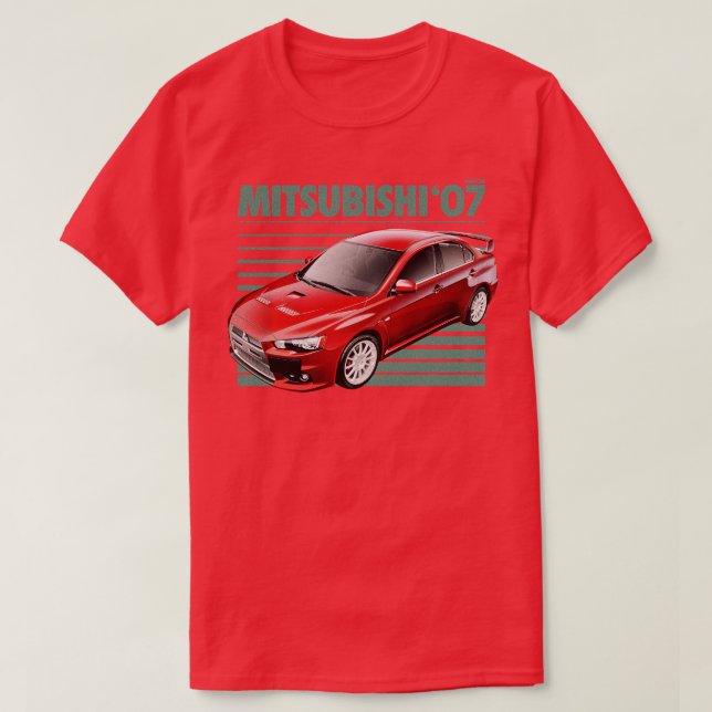 CAMISETA MITSUBISHI LANCER (Diseño del anverso)