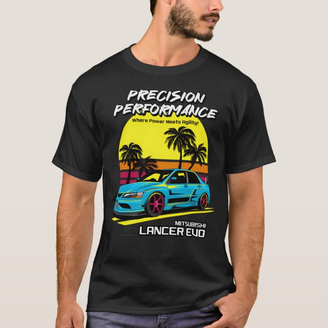Camiseta Mitsubishi Lancer Evo (Anverso)
