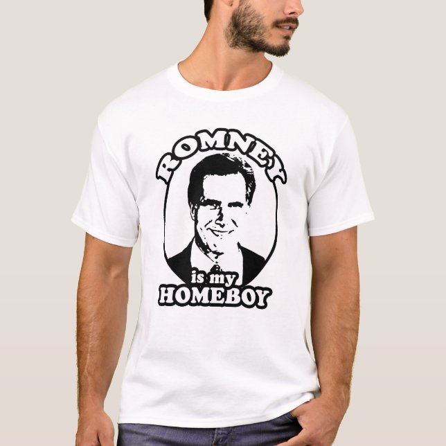 CAMISETA MITT ROMNEY ES MI HOMEBOY (Anverso)