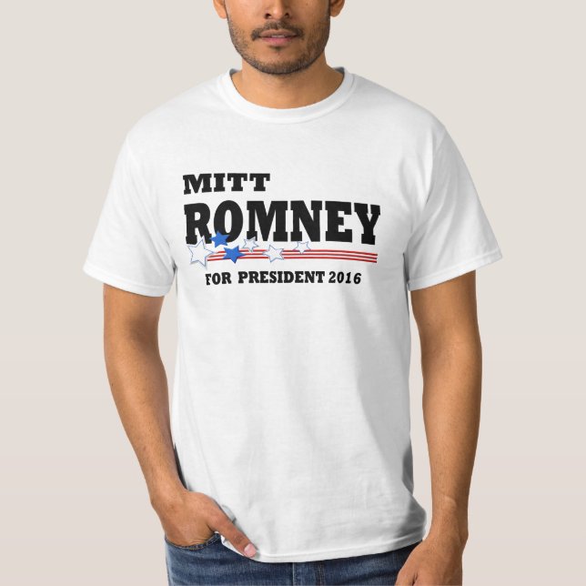 Camiseta Mitt Romney para presidente 2016 (Anverso)