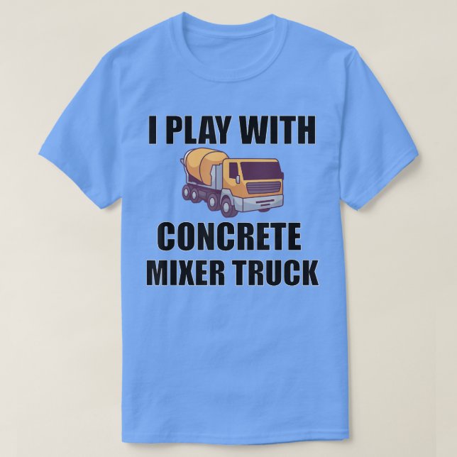 Camiseta Mix Concrete For Concrete Mixer Truck 2008 (Diseño del anverso)