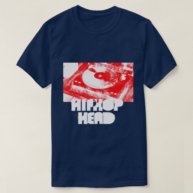 Camiseta MixMaster DJ HipHopHead  (Diseño del anverso)