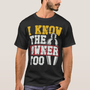 Camiseta Mixólogo de Barman Conozco También Al Propietario