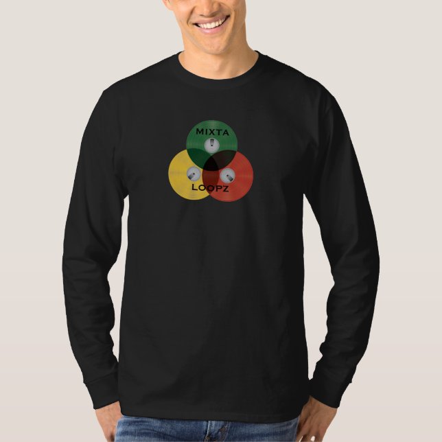 Camiseta Mixta Loopz Reggae Long Sleeve Tee (Anverso)