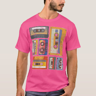 Camiseta Mixtape 80s Cassettes 1980s Music Lover Vintage Ca