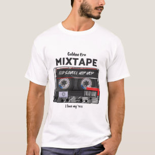 Camiseta Mixtape Época Dorada 90's Vibraciones de Hip-Hop O