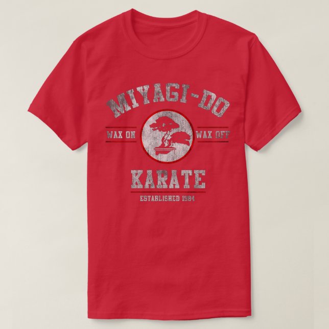 Camiseta Miyagi Do Karate Kid Wax On Wax Off 5 (Diseño del anverso)