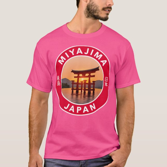 Camiseta Miyajima Japón Round Emblem (Anverso)