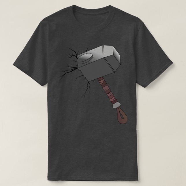 Camiseta Mjolnir Thors Old Hammer (Diseño del anverso)