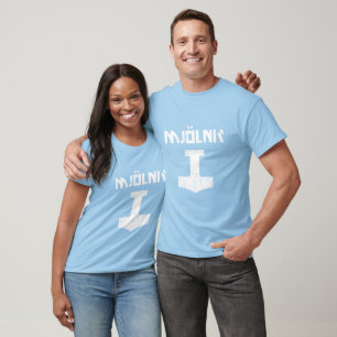 Camiseta mjolnir_white_destroyed