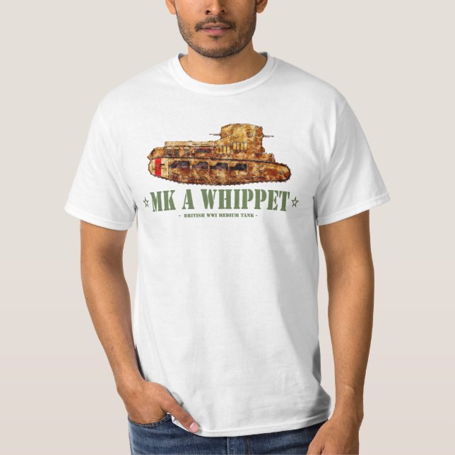 Camiseta MK A Whippet World War One British Medium Tank WWI (Anverso)
