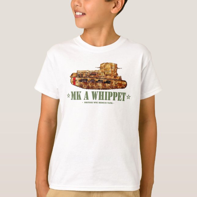 Camiseta MK A Whippet World War One British Medium Tank WWI (Anverso)