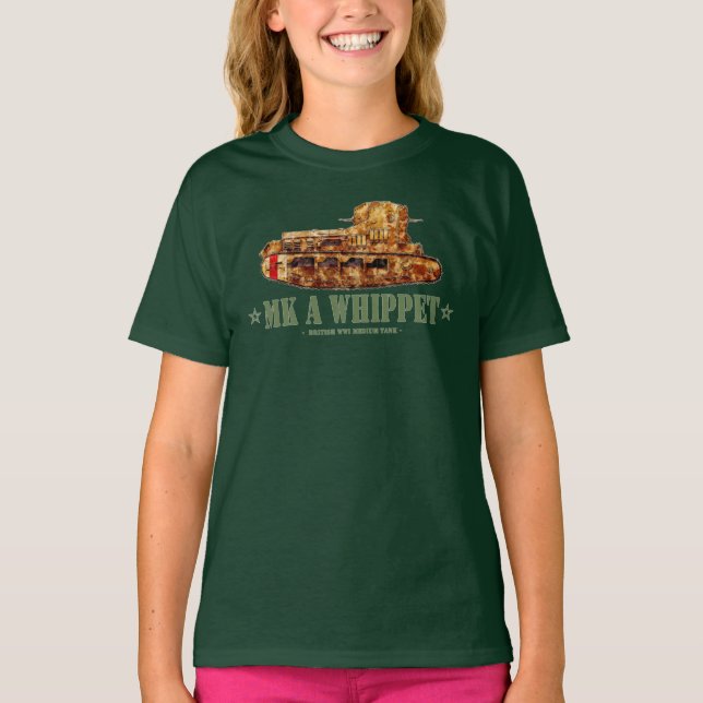 Camiseta MK A Whippet World War One British Medium Tank WWI (Anverso)