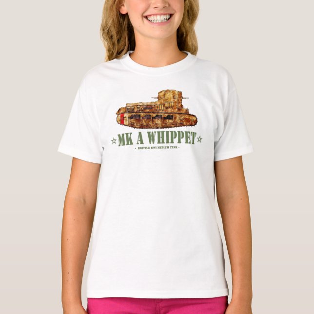 Camiseta MK A Whippet World War One British Medium Tank WWI (Anverso)