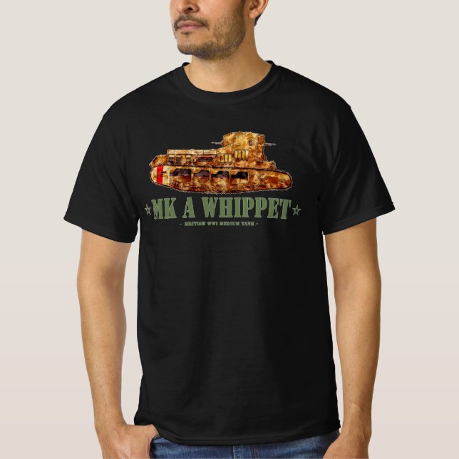 Camiseta MK A Whippet World War One British Medium Tank WWI (Anverso)
