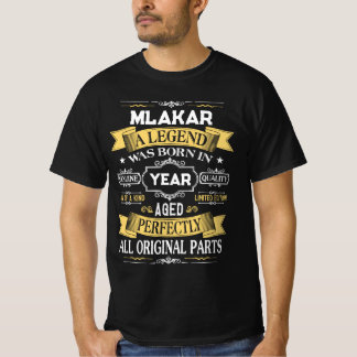 Camiseta MLAKAR Nació una leyenda en año