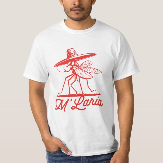 CAMISETA M'LARIA FUNNY MOSQUITO (Anverso)