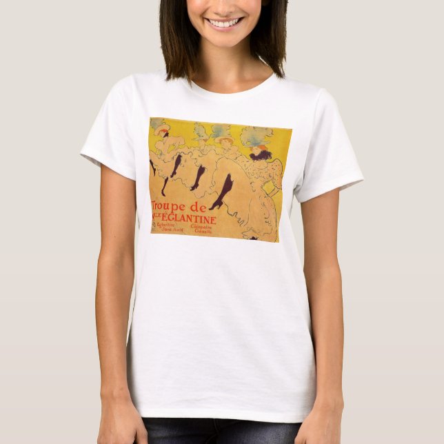 Camiseta Mlles Eglantines 2 por Toulouse-Lautrec (Anverso)