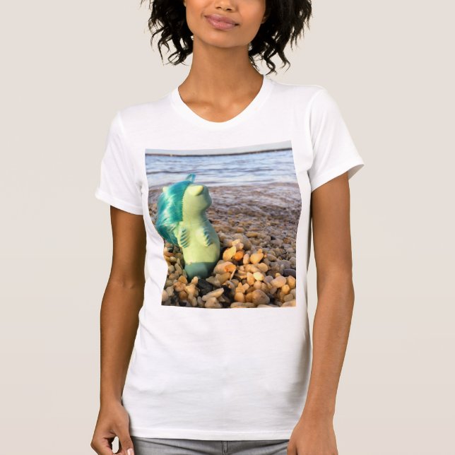 Camiseta MLP Beachcomber Baby Sea Pony at the Beach (Anverso)