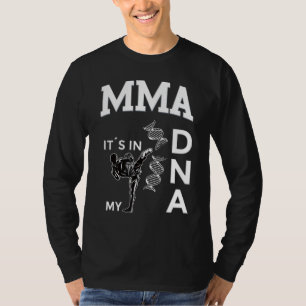 Camiseta Mma Es En Mi Dna Kickboxing Brasileño Jiu Jitsu