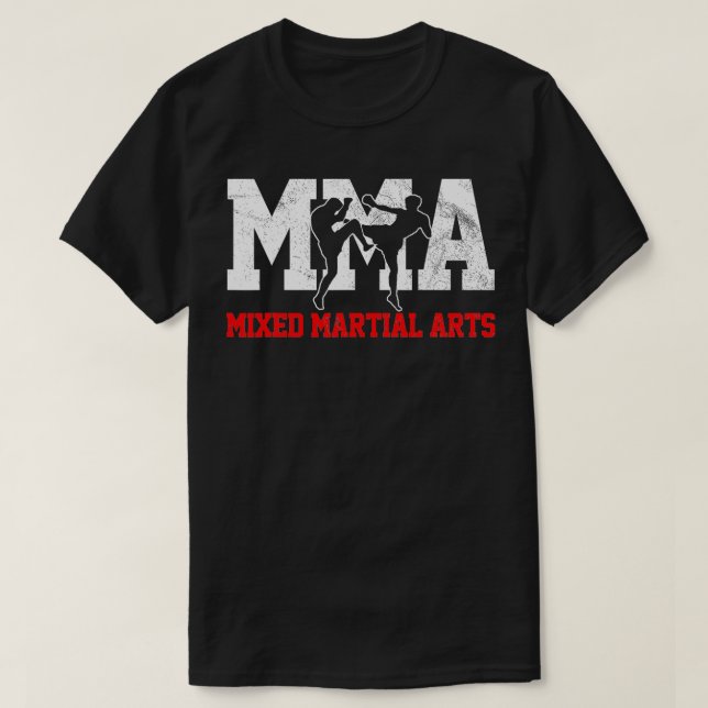 Camiseta MMA Kickboxin Gift Fighter (Diseño del anverso)