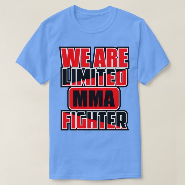 CAMISETA MMA LIMITADA (Diseño del anverso)