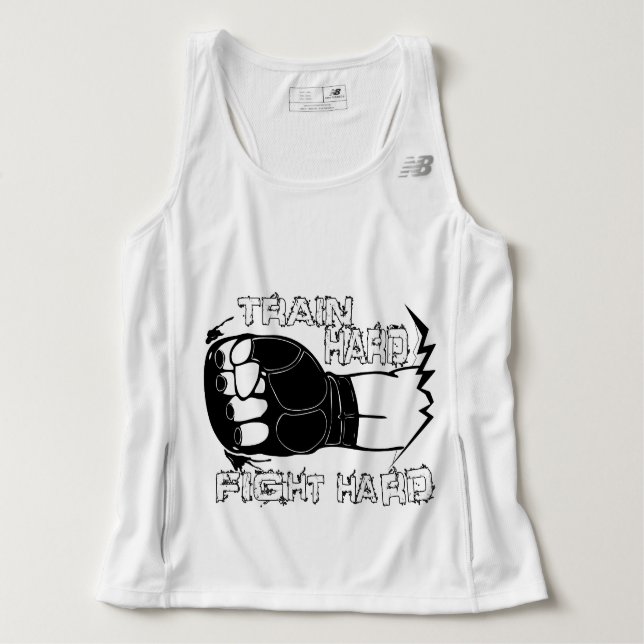 Camiseta MMA lucha duramente (Diseño del anverso)