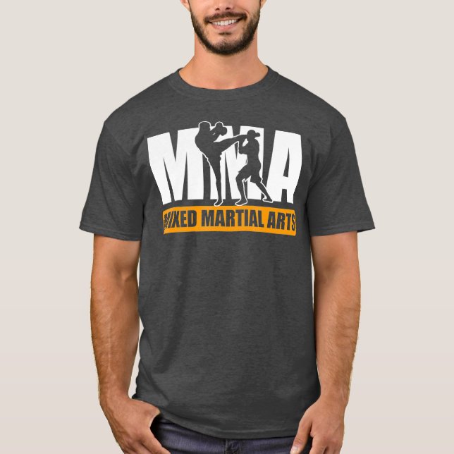 Camiseta MMA Mixed Martial Arts Martial Arts Fighter (Anverso)