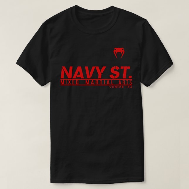 Camiseta MMA    ShowNAVY ST (Rojo) Classic T Shirt (Diseño del anverso)