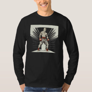 Camiseta MMA y boxeo anciano jaula y boxeo de lucha libre