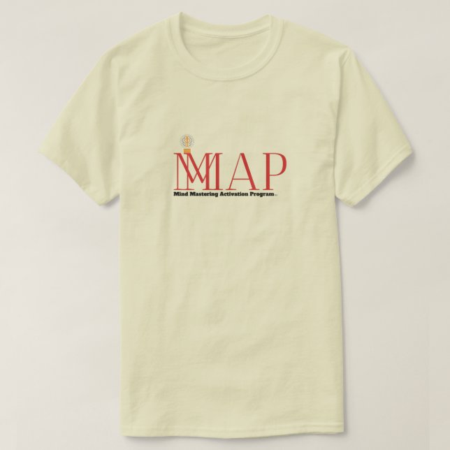 Camiseta MMAP Programa de activación de Mastering Mental Te (Diseño del anverso)