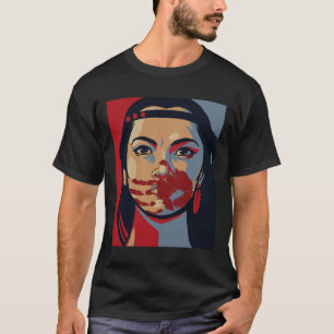 Camiseta Mmiw Awareness Indigenous Women Art Stolen Sisters