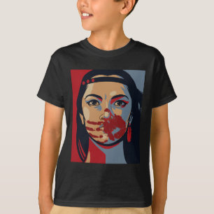 Camiseta Mmiw Awareness Indigenous Women Art Stolen Sisters