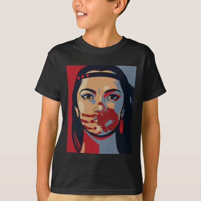 Camiseta Mmiw Awareness Indigenous Women Art Stolen Sisters (Anverso)