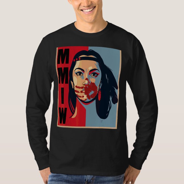 Camiseta Mmiw Awareness Native American Artwork for T (Anverso)
