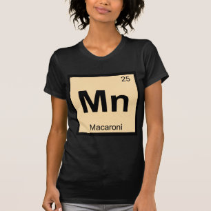 Camiseta Mn - Macaroni Química Símbolo de tabla periódic
