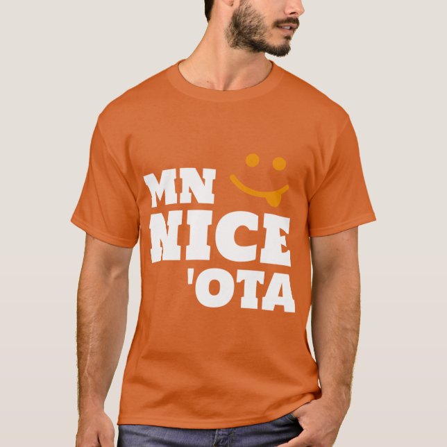 Camiseta MN Niceota Un diseño divertido para minnesotanos y (Anverso)