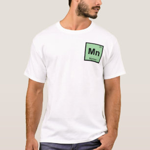 Camiseta Mn - Símbolo de tabla periódica de la química grie