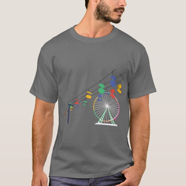 Camiseta MN State Fair Ferris Wheel (Anverso)