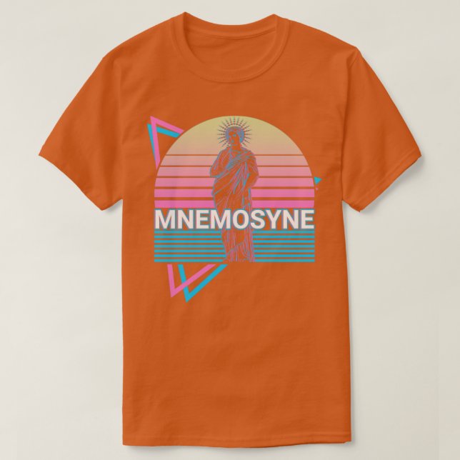 Camiseta Mnemosyne Diosa Griega Antigua mitología griega (Diseño del anverso)