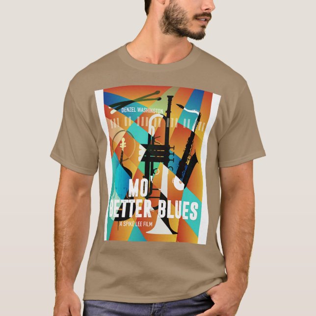 Camiseta Mo Better Blues Alternative Poster (Anverso)