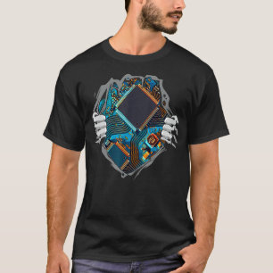 Camiseta Mo del circuito de chip de CPU eng de hardware de