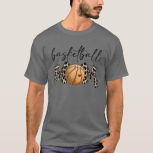 Camiseta Mo: Madre de un leopardo de baloncesto Orgulloso J