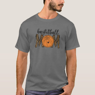 Camiseta Mo: Madre de un leopardo de baloncesto Orgulloso J